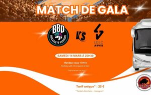 Déplacement match de gala BBD-ASVEL