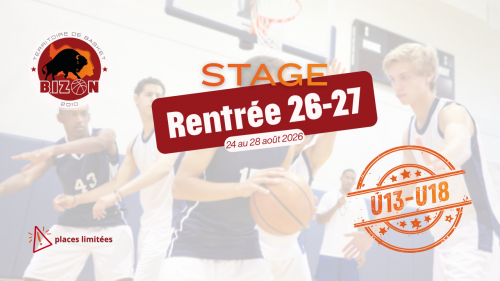 Stage Rentrée 26-27 Jeunes