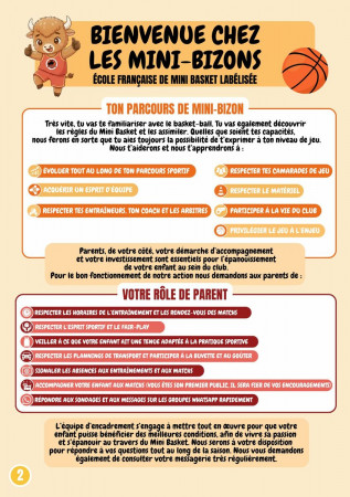 🆕 Livret de suivi Mini-Basket