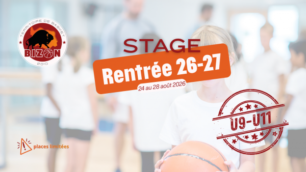 Stage Rentrée 26-27 Mini Basket