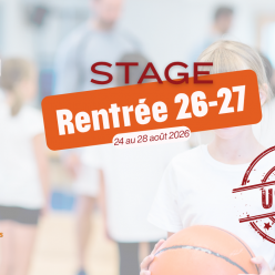 Stage Rentrée 26-27 Mini Basket