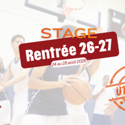 Stage Rentrée 26-27 Jeunes